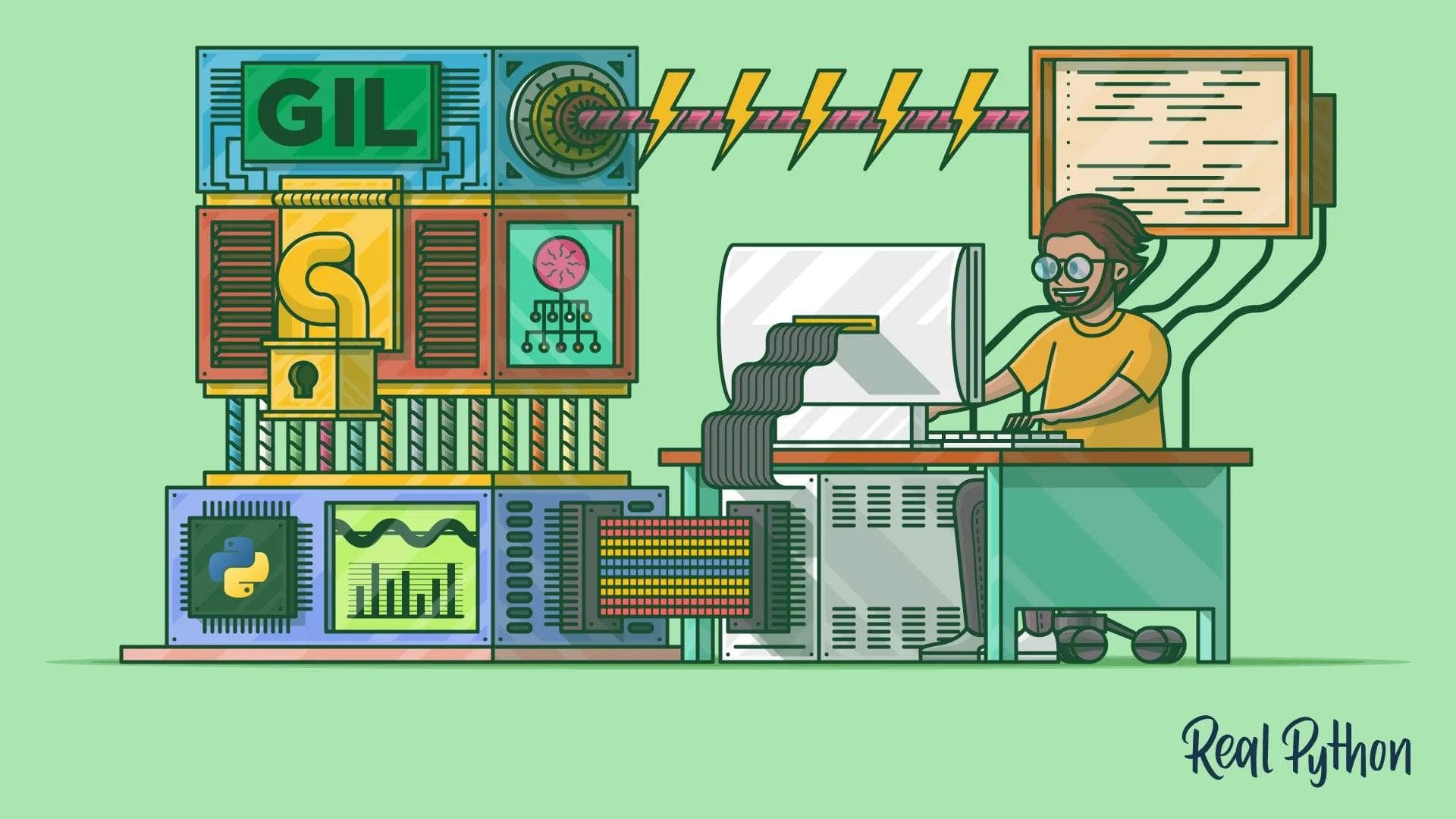 image for Nysnø: Pythons kontroversielle GIL 🔥